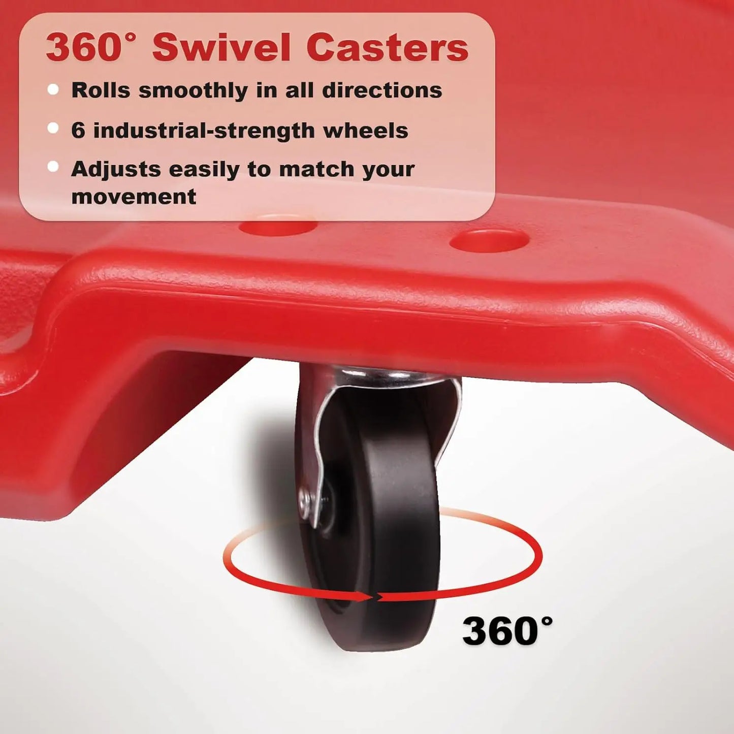 36 Inch Mechanic Rolling Garage Crawler with Padded Headrest, Lightweight Car Crawler, Mechanic Cart with Dual Tool Trays and Qu