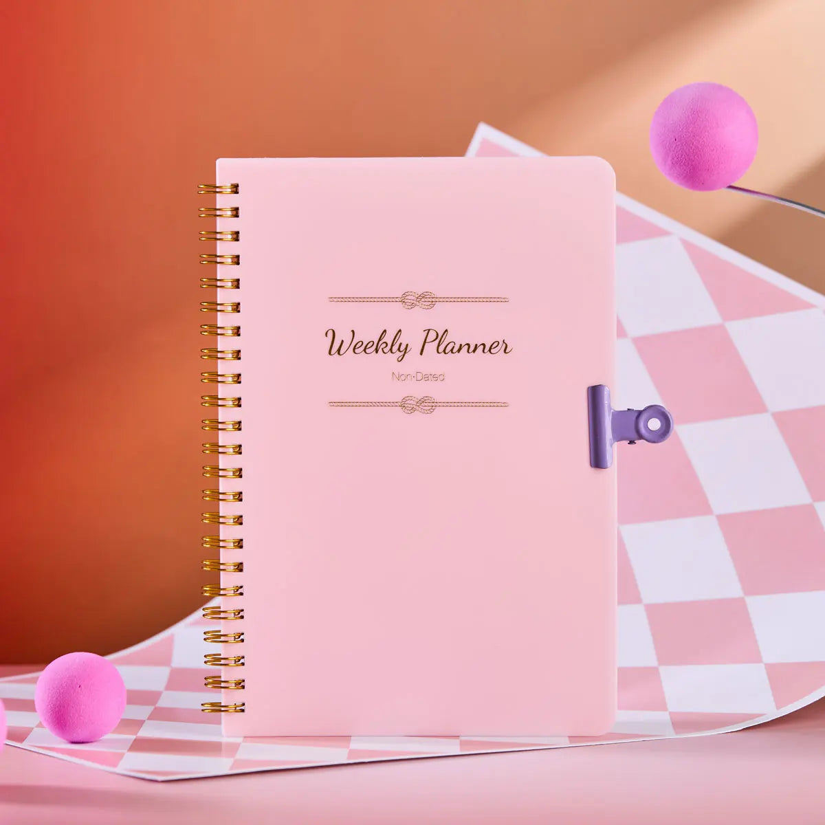 Planner Schedule Agenda Efficiency Notebook Daily Weekly Monthly Diary Journal for Students School Office Stationery Supplies