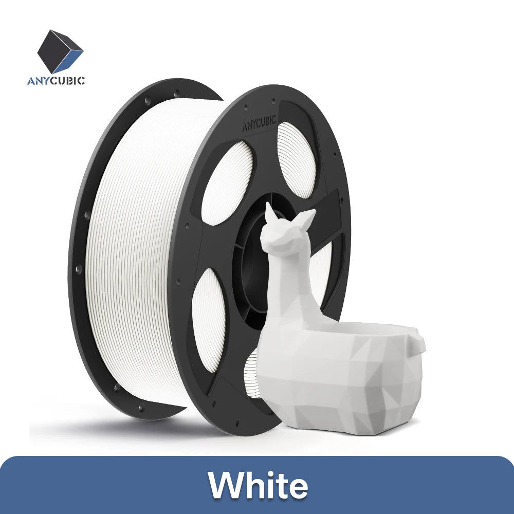 ANYCUBIC PLA+ 3D Printer Filament 1.75mm 1KG/Roll High Precision Pla Plus 3D Printing Material Plastic Rubber Consumables