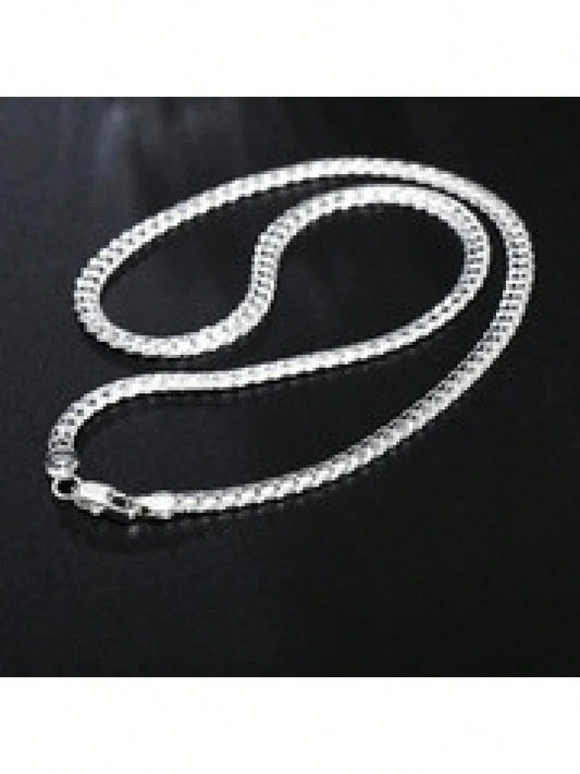 20" Sterling Silver Necklace Chain - 1.2mm Rope Chain for Pendants, DIY Jewelry Making, Wedding & Engagement Gifts