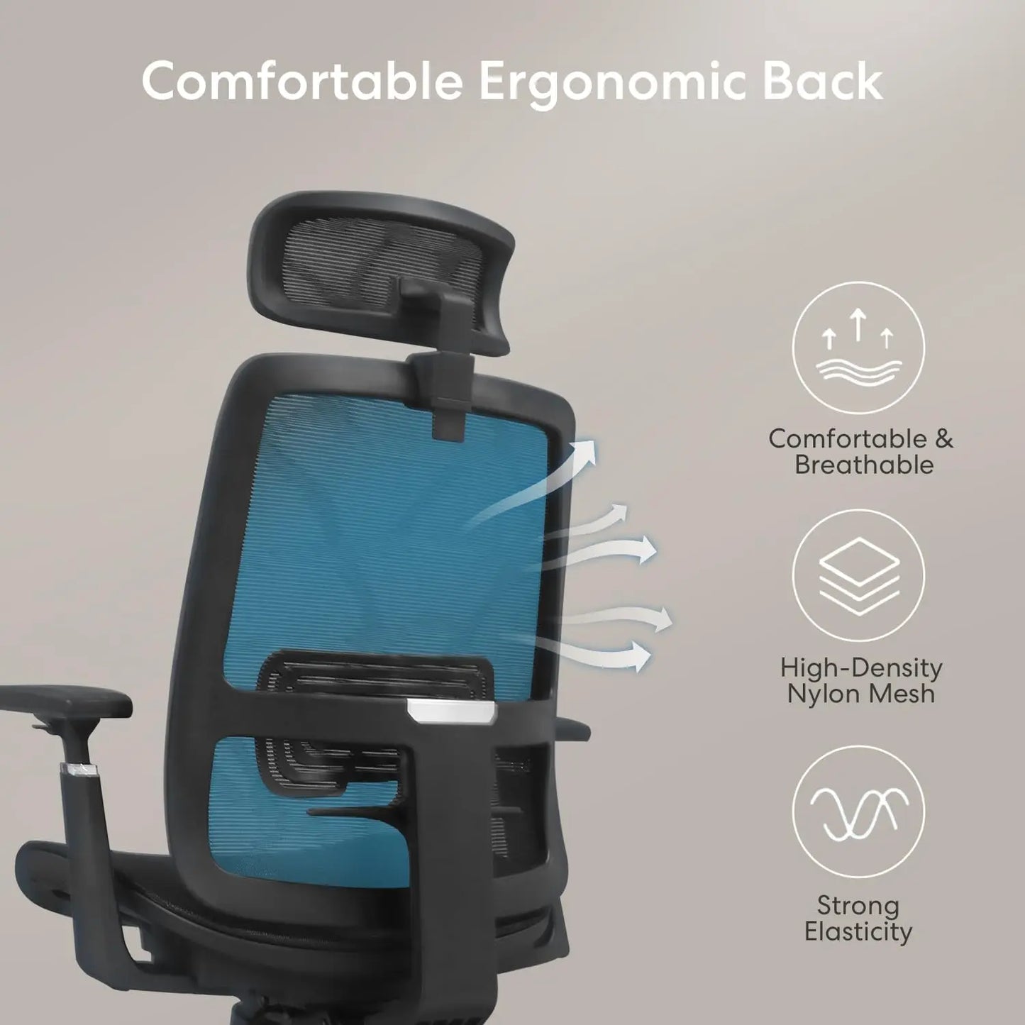 New Ergonomic Mesh Adjustable Lumbar Support Office Chair 120°Tilt High Back Comfortable Computer Chair with Soft Flip Up Arms