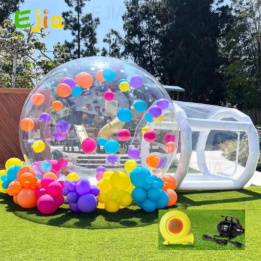 8.2Ft  Inflatable Bubble Balloon House Inflatable Tent Bubble House Clear Dome Balloon Garden Tent with Blower/Pump For Party