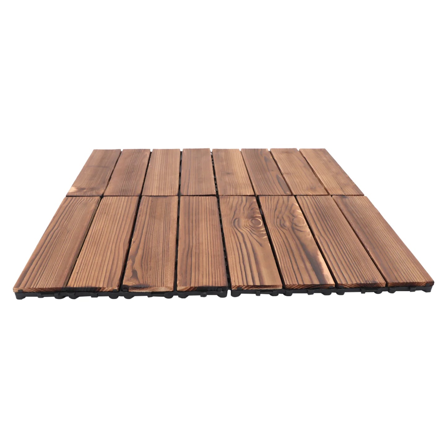 36 Pieces of 30 * 30cm Spliced Wooden Flooring, Terrace Wooden Flooring Tiles, 12 Inches X 12 Inches, Outdoor Waterproof