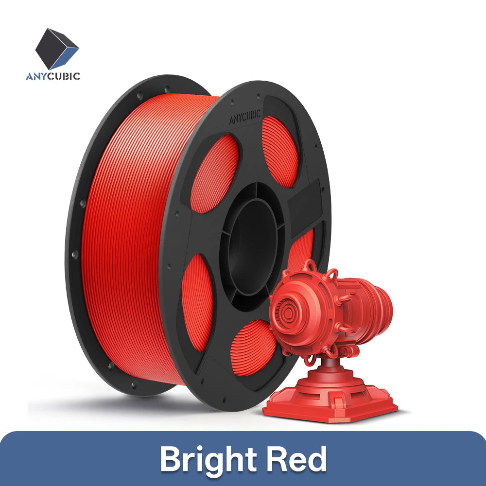 ANYCUBIC PLA+ 3D Printer Filament 1.75mm 1KG/Roll High Precision Pla Plus 3D Printing Material Plastic Rubber Consumables