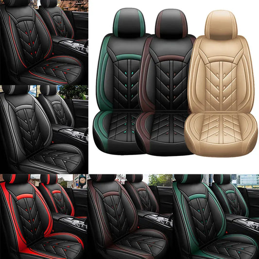 5-Seater Car Seat Cover Full Set Universal Deluxe Waterproof