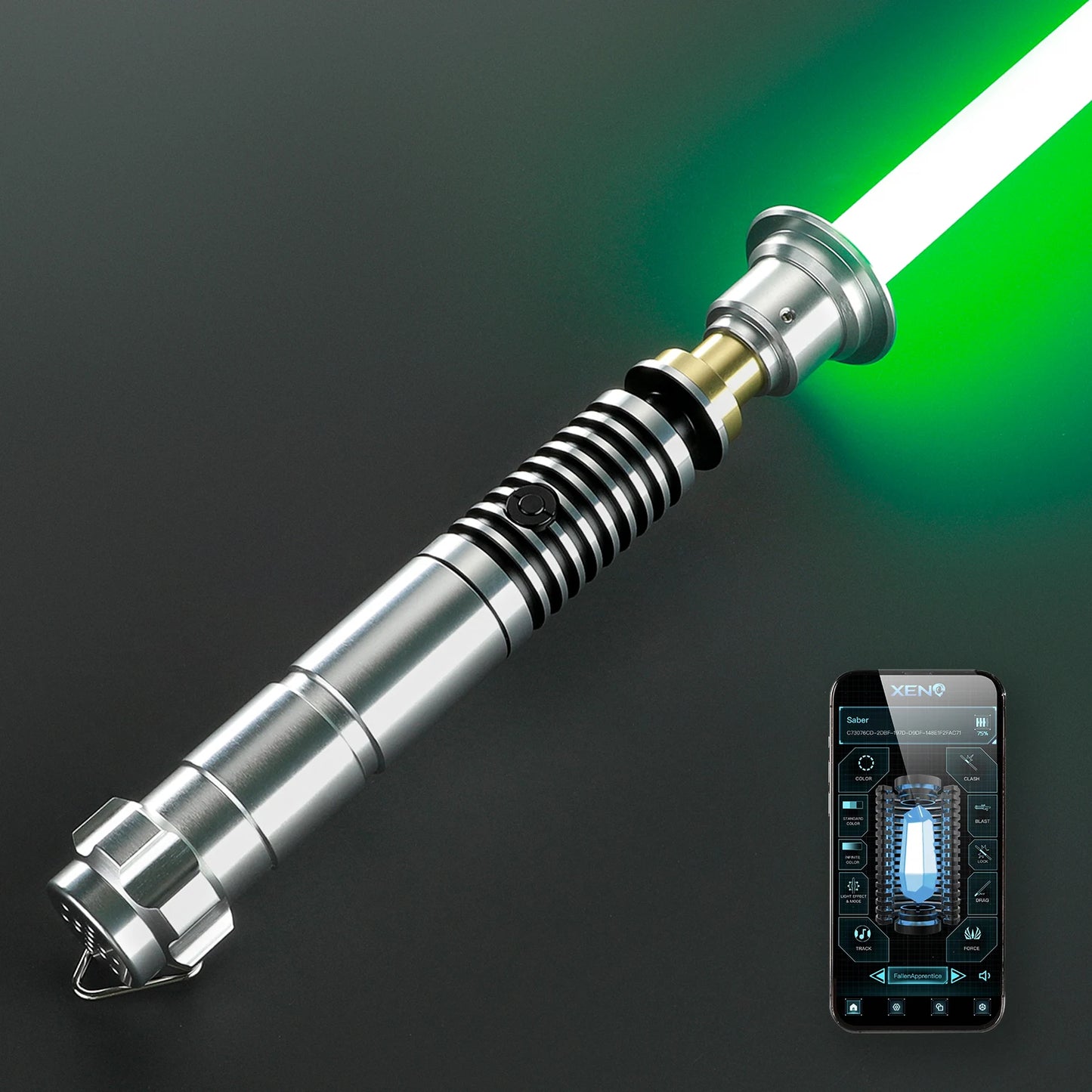 Luke Inspired Lightsaber XRGB3.0/Xenopixel 3.0 Smooth Swing App Control Colour Change