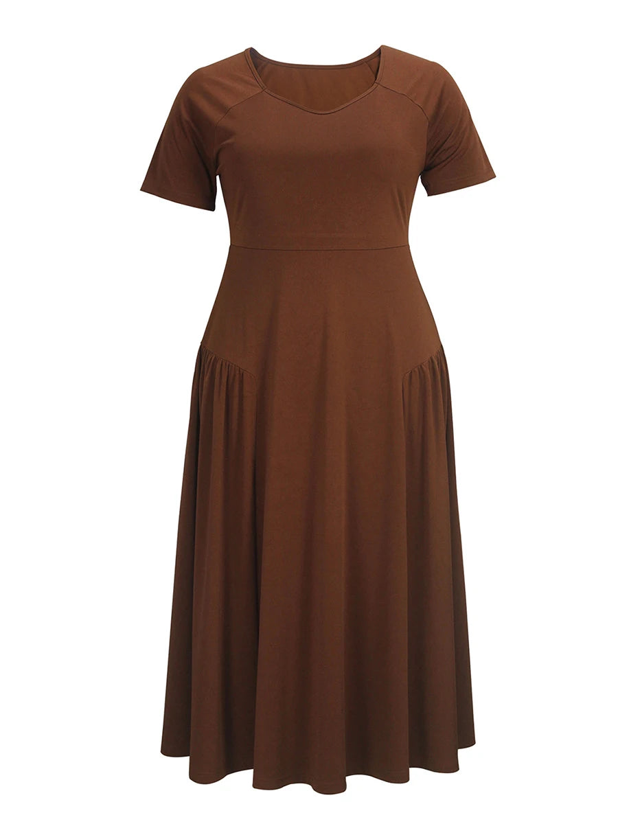 Women s Plus Size Maxi Dress with Floral Print and Off-Shoulder Design Ruffle Detail and Elastic Waist for Comfort
