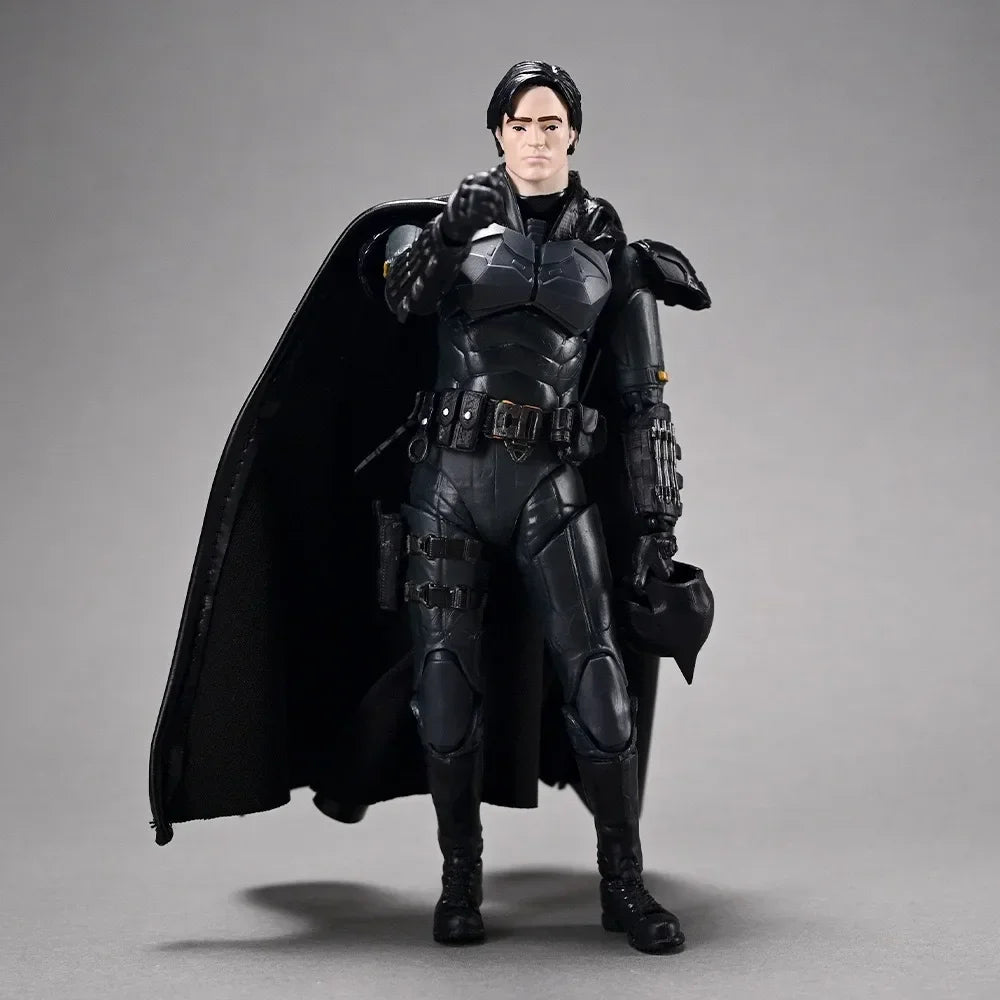 Hot In Stock Anime Figurines The Batman Mafex 188 Robert Pattinson Movie Version Figurine  Justice League Batman Action Kids Toy