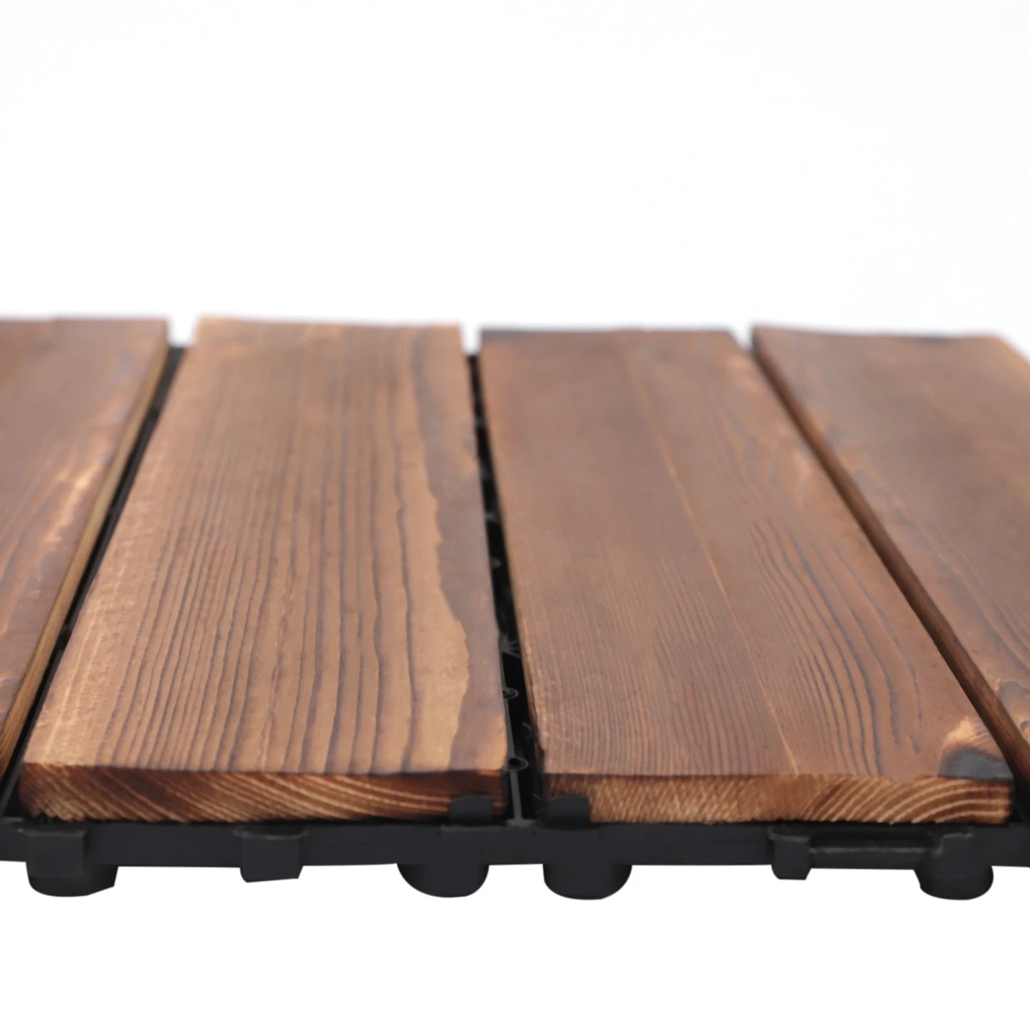 36 Pieces of 30 * 30cm Spliced Wooden Flooring, Terrace Wooden Flooring Tiles, 12 Inches X 12 Inches, Outdoor Waterproof