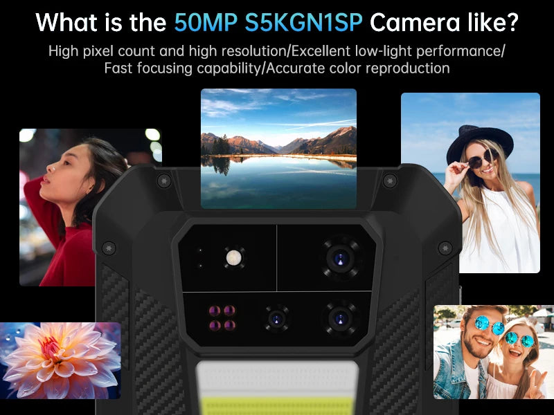 8849 SHARK 3 Unihertz Rugged Smartphone Dimensity 8300 Android 14 32GB 512GB  3K AMOLED Screen 11600mAh Night Camera 5G Phone