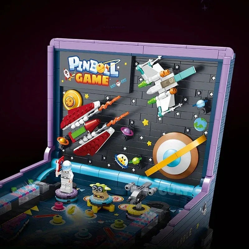 2309PCS Pinball Game Table Building Blocks Toys Model Assembly Board Games Machine Bricks Sets DIY Toys Kids Christmas Gifts