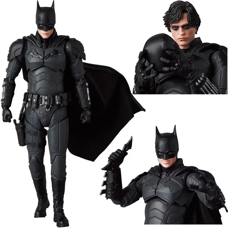 Hot In Stock Anime Figurines The Batman Mafex 188 Robert Pattinson Movie Version Figurine  Justice League Batman Action Kids Toy