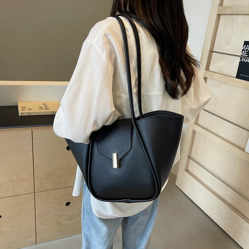 Women Fashion Shoulder Bag Large Capacity Luxury Tote Bag Adjustable Strap Work Handheld Bag Ladies Commute Bag