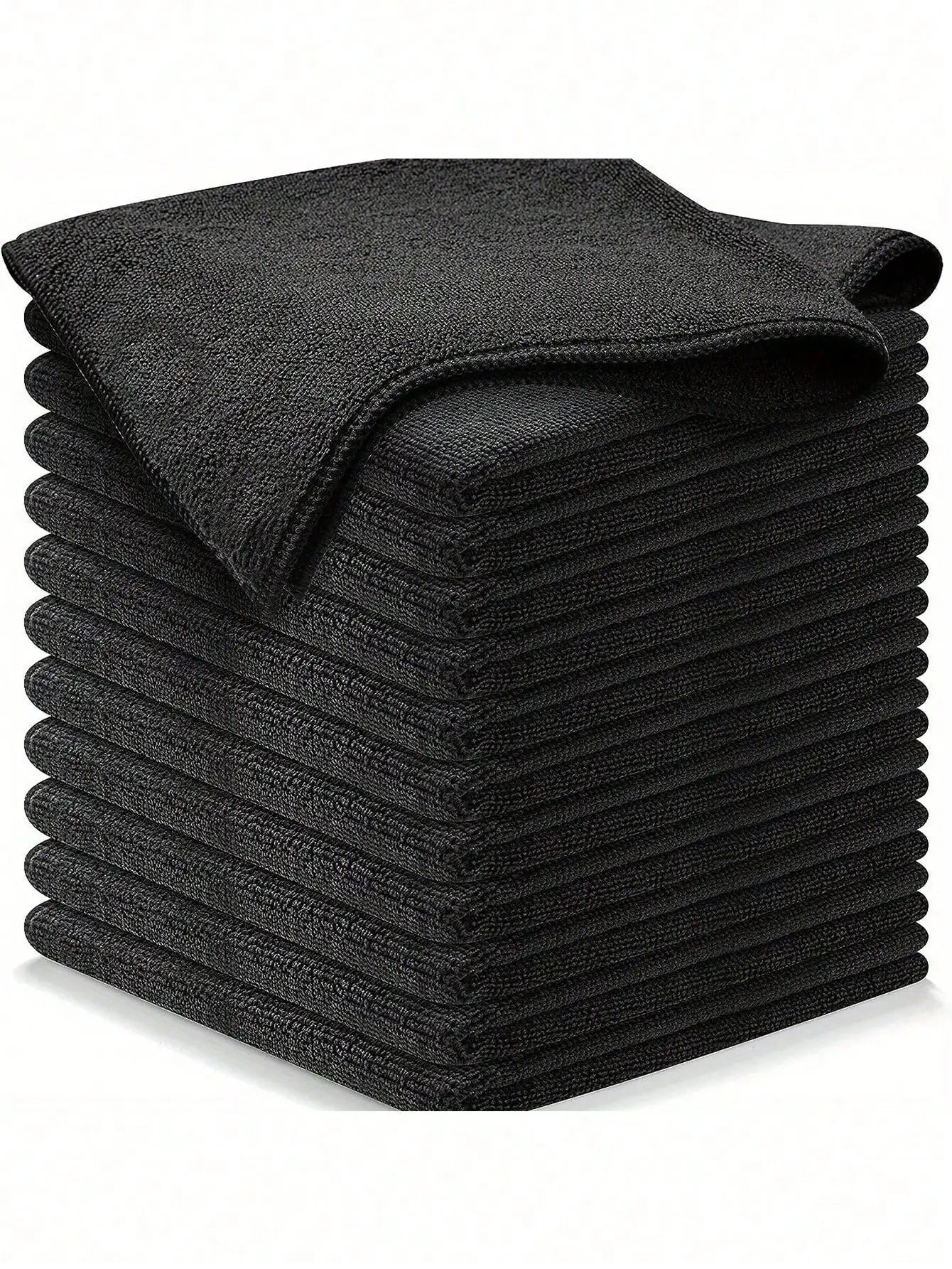 5/10pcs Microfiber Light Gray Kitchen Towel Set, Highly Absorbent, Soft & Easy To Clean, Suitable For Cleaning Glass, Cooking Surfaces, Pots & Pans, Faucets, Appliances, Cars, Kitchen, Bathroom, Home