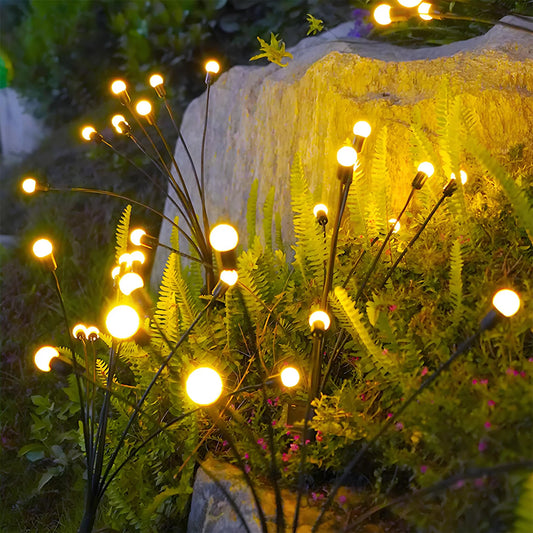 8-Head Solar Firefly Lights LED Solar Outdoor Decorative Garden Lights Waterproof