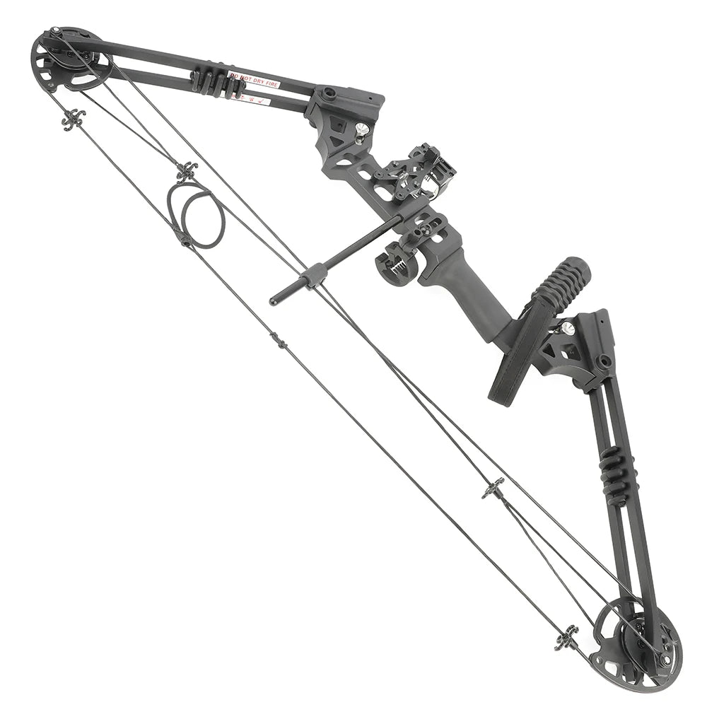 Adjustable Compound Bow Arrow Set with Spine 500 Carbon Arrows 20-70lbs 320FPS High-Strength Alloy Handle RH/LH for Adults Beginners Hunting Shooting Target Practice Outdoor Accessories