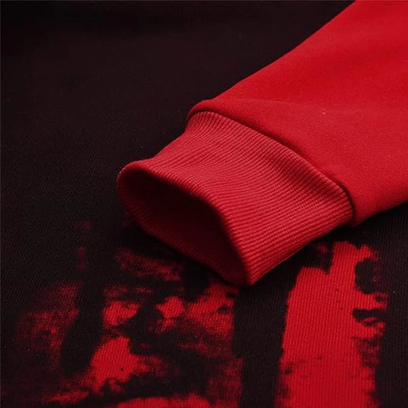 Men s Oversized Hood Sweatshirt 3D Printed Long Sleeve Loose Hoodies with Kangaroo Pocket for Autumn Winter
