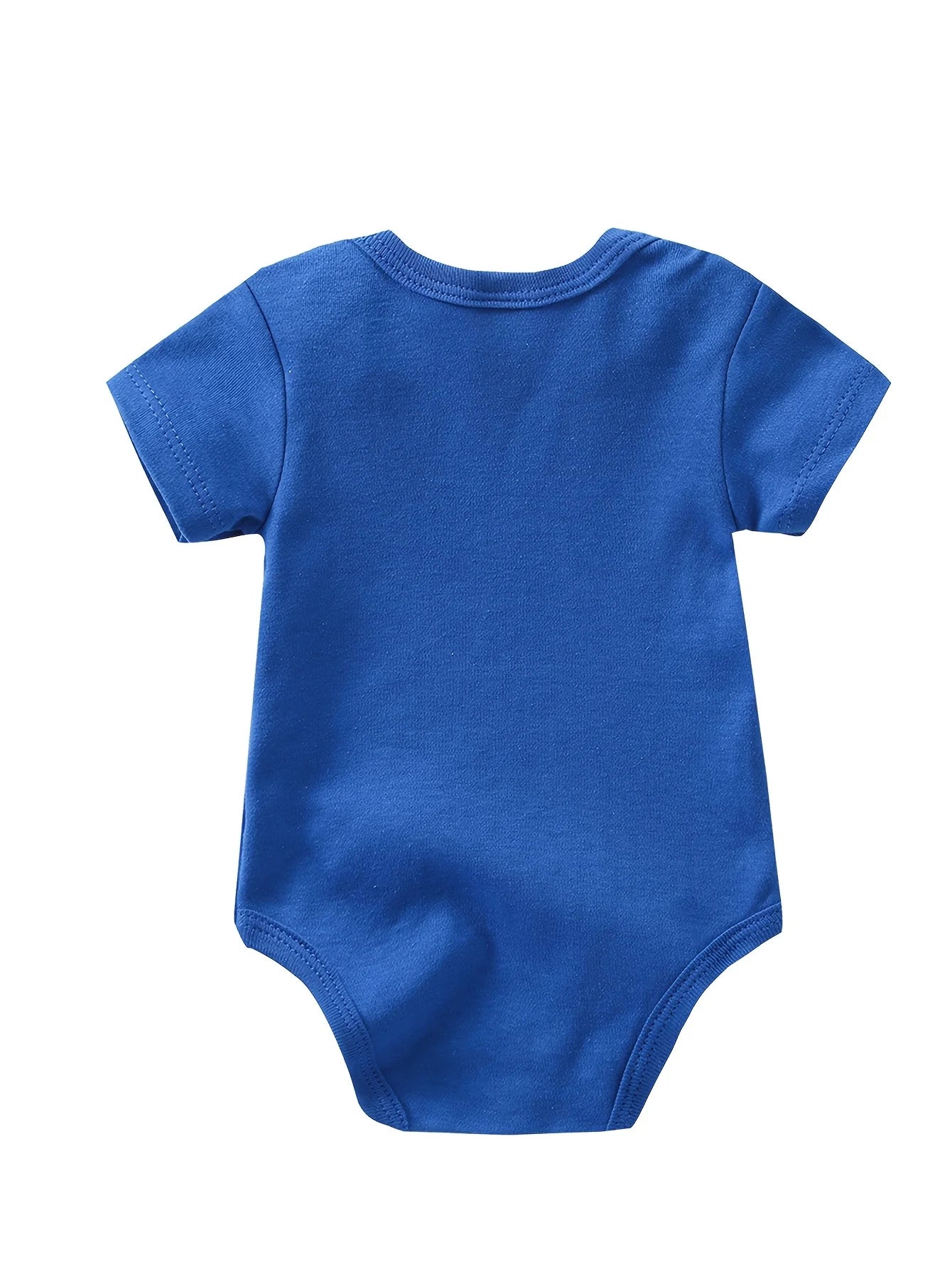 5pcs Baby Boy Triangle Rompers, Creative Baby Bodysuits, Short Crawler Onesies, Short Sleeve Jumpsuits with Sailboat Pattern, Soft Breathable Casual Infant Clothes, Newborn Hospital Essentials, Bargain, for Outdoor