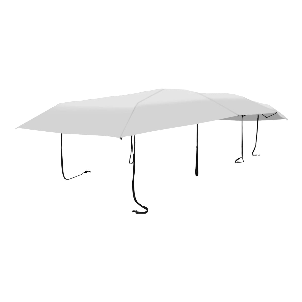 Semi-Automatic Car Tent 4.2×2.2/4.6×2.3m- Hydraulic Sun Shelter Waterproof Windproof UV Protection with Anti-Theft Ropes for SUV