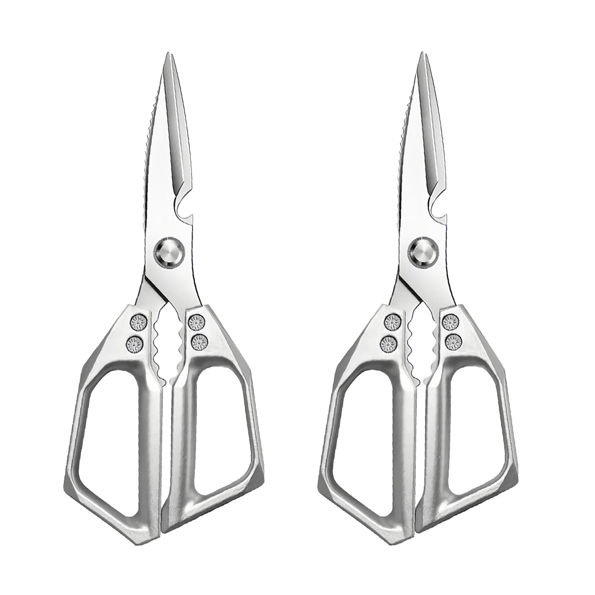 Stainless Steel Kitchen Shears Multifunctional Stainless Steel Kitchen Tools Cutting Vegetables Meat Fish Food Scissors