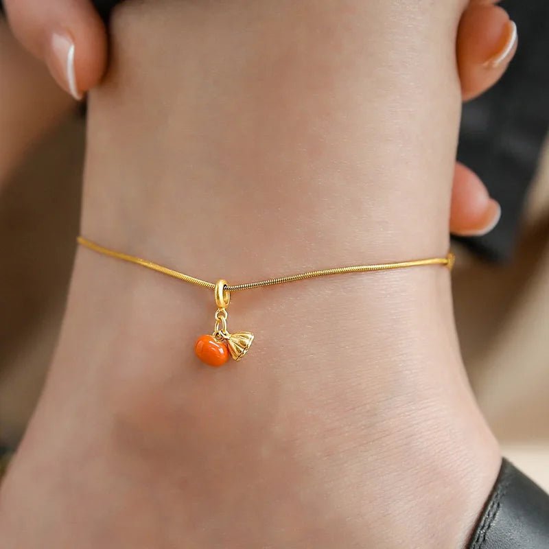 925 Sterling Silver Anklet Dazzling Chain Clear CZ Geometric Elegant For Woman Girl Fashion Jewelry Gift Dropship Wholesale