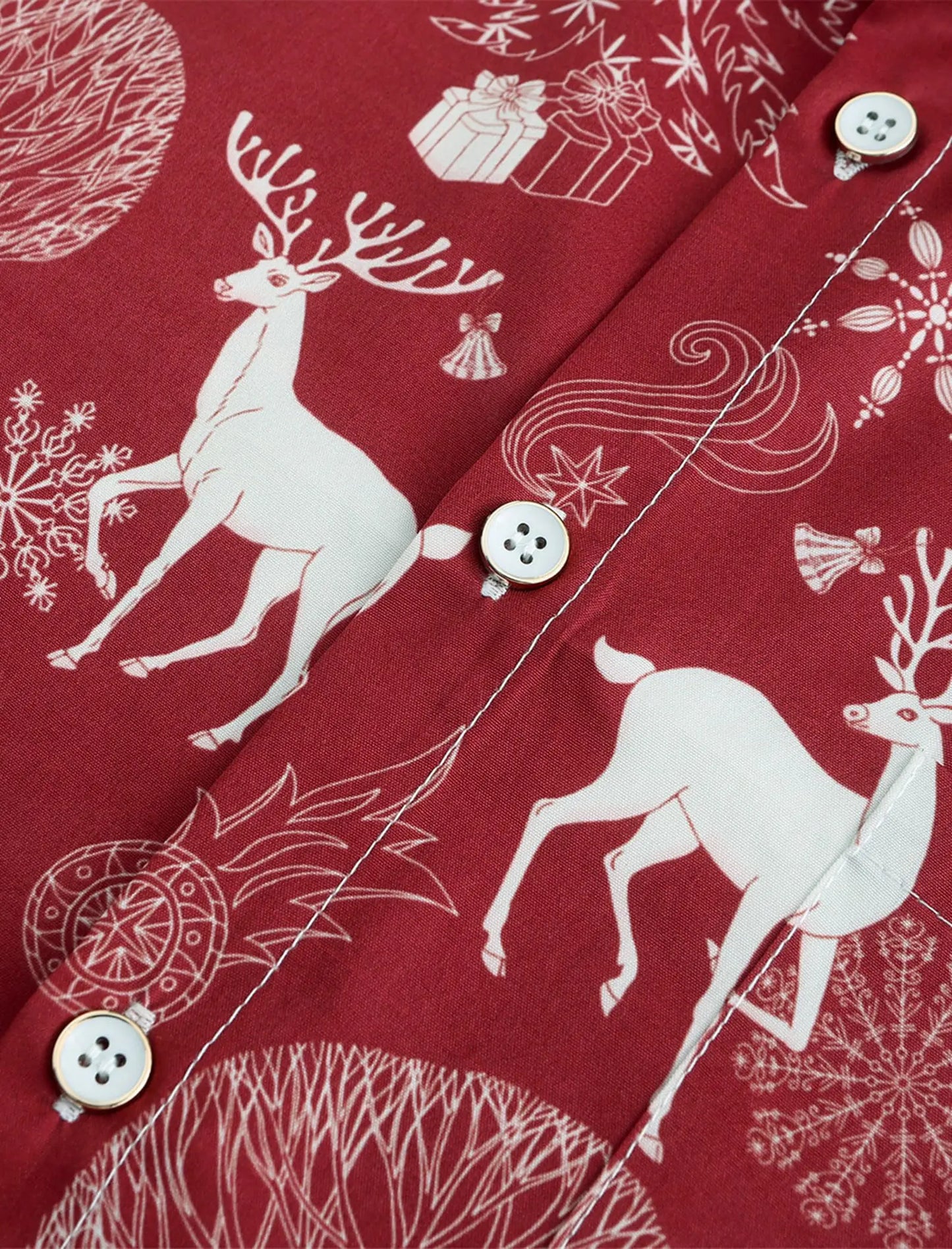 KYKU Hawaiian Shirts for Men Santa Claus Party Casual Button Down Short Sleeve Shirt with Pocket