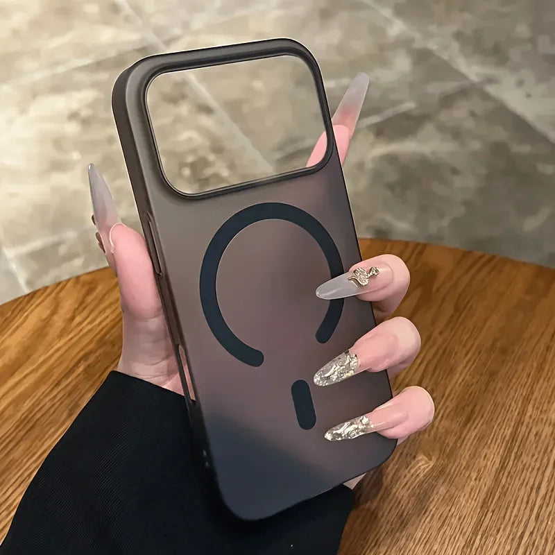 PC Frosted Magnetic Phone Case For iPhone 17 Pro Max/Air/12/13/14/15/16Pro Max Plus Samsung S26/S25 Edge/S24 Plus/S23 FE/S22