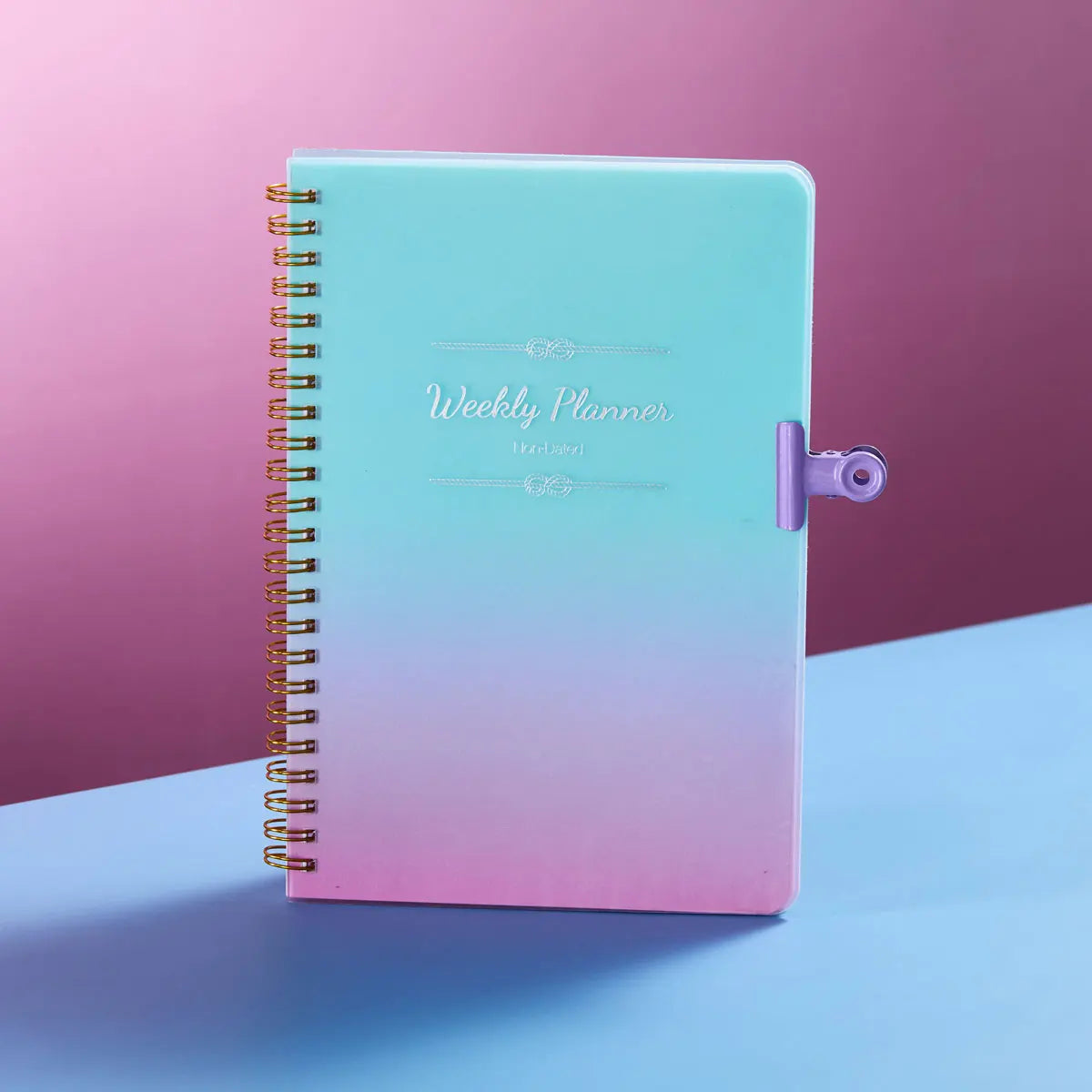 Planner Schedule Agenda Efficiency Notebook Daily Weekly Monthly Diary Journal for Students School Office Stationery Supplies
