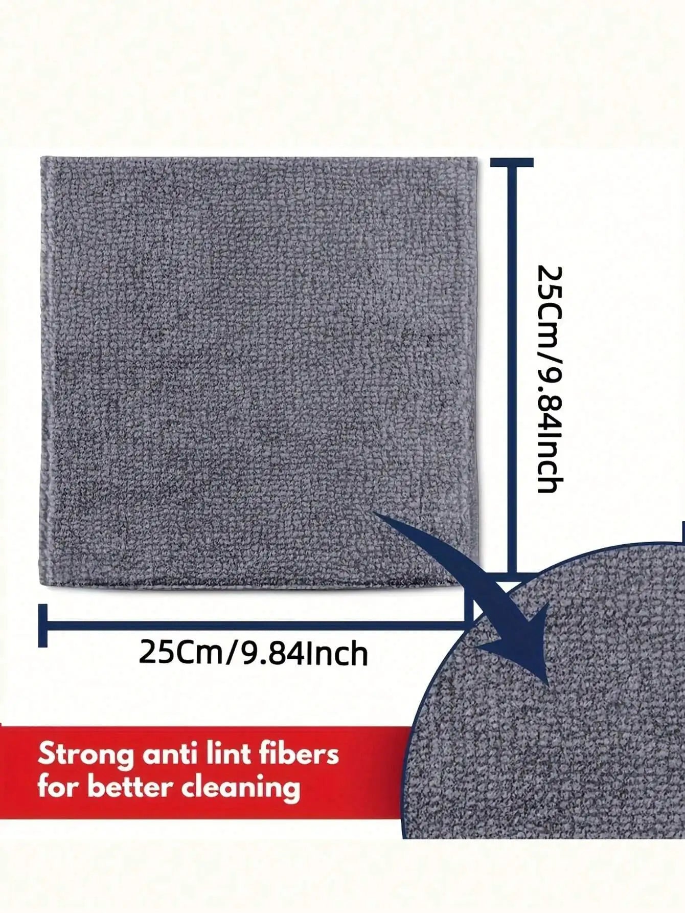 5/10pcs Microfiber Light Gray Kitchen Towel Set, Highly Absorbent, Soft & Easy To Clean, Suitable For Cleaning Glass, Cooking Surfaces, Pots & Pans, Faucets, Appliances, Cars, Kitchen, Bathroom, Home