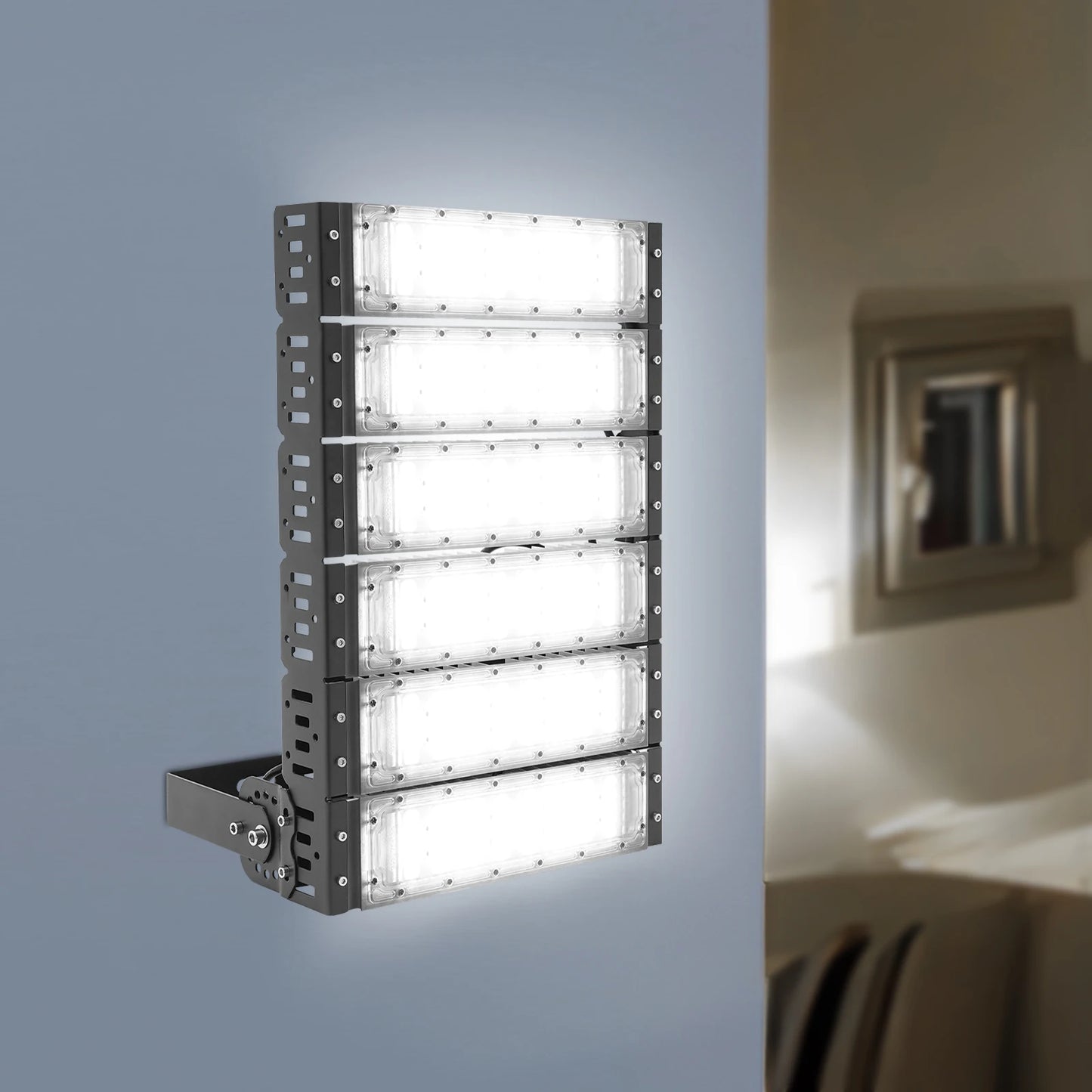 300w Outdoor Flood Light, LED Stadium Flood Light, Waterproof Flood Light for Lighting in Tunnels, Factories, Sports Fields