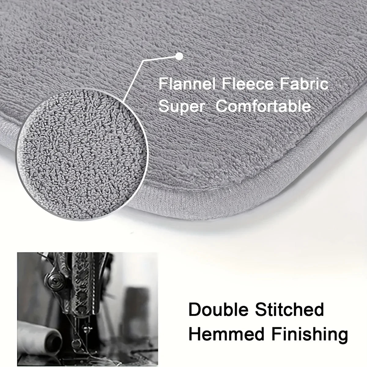 Solid color computer chair mat flannel floor mat thickened desk swivel chair arched carpet study soft dressing table foot mat