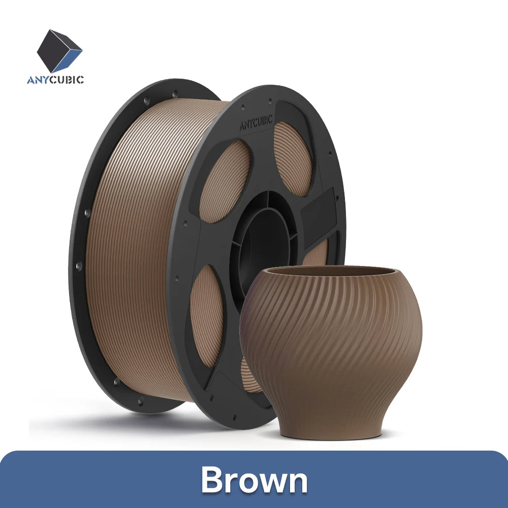 ANYCUBIC PLA+ 3D Printer Filament 1.75mm 1KG/Roll High Precision Pla Plus 3D Printing Material Plastic Rubber Consumables