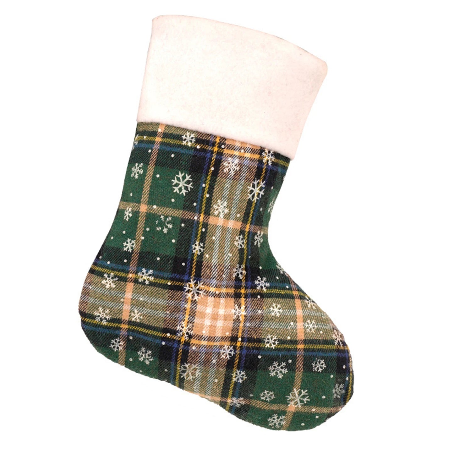 Navidad 2025 Novedades Red And Green Plaid Snowflake Socks Christmas Decorations Home Decor Adornos NavideñOs