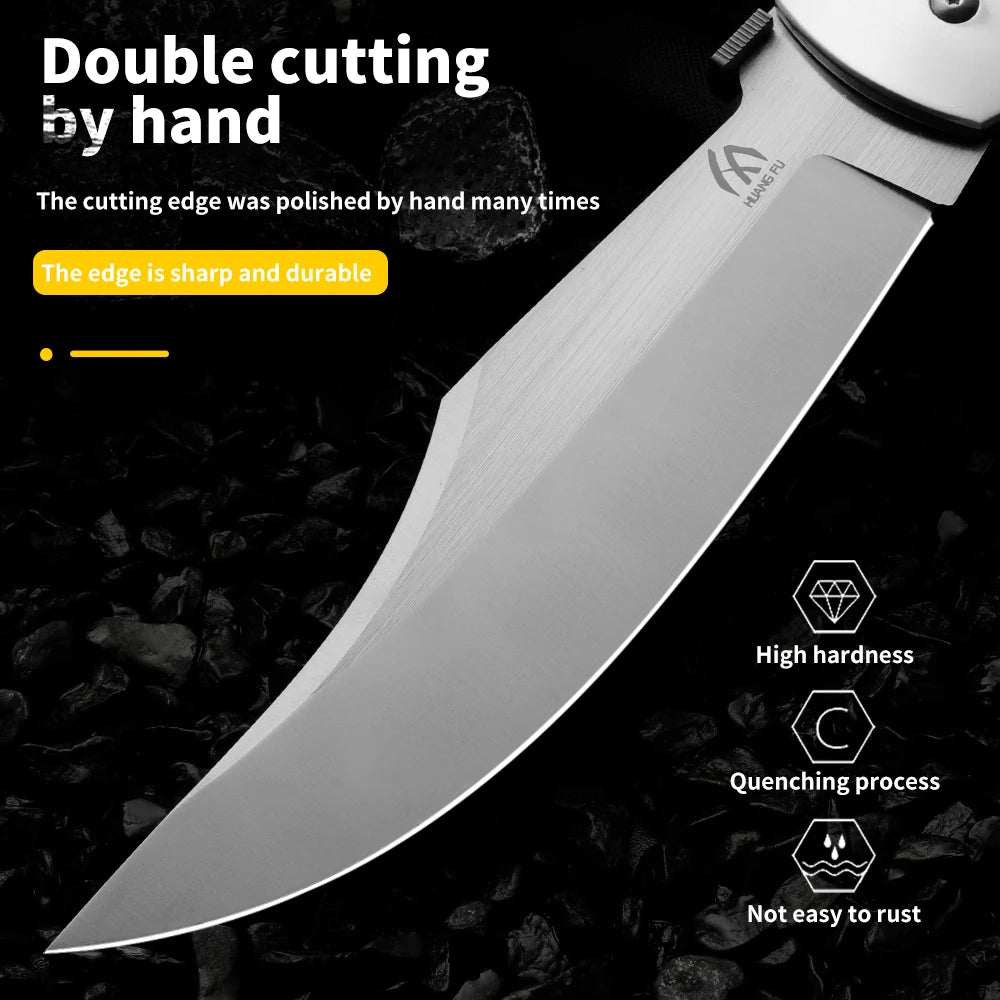 Portable multifunctional knife, outdoor survival knife, can be used for outdoor activities, hiking, and men's gifts