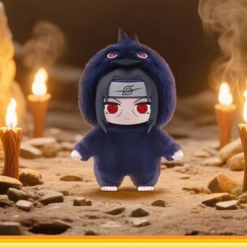 2025 Hot New Genuine TOP TOY Naruto EAKI Cute Beast Party Sasuke Vinyl Cute Plush Blind Box Figure Pendant Gift
