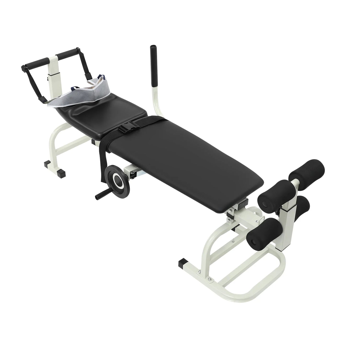 Back Stretch Bench Multifunctional Neck Stretcher Decompression Bench Lumbar Traction Bed Home Workout Stretcher