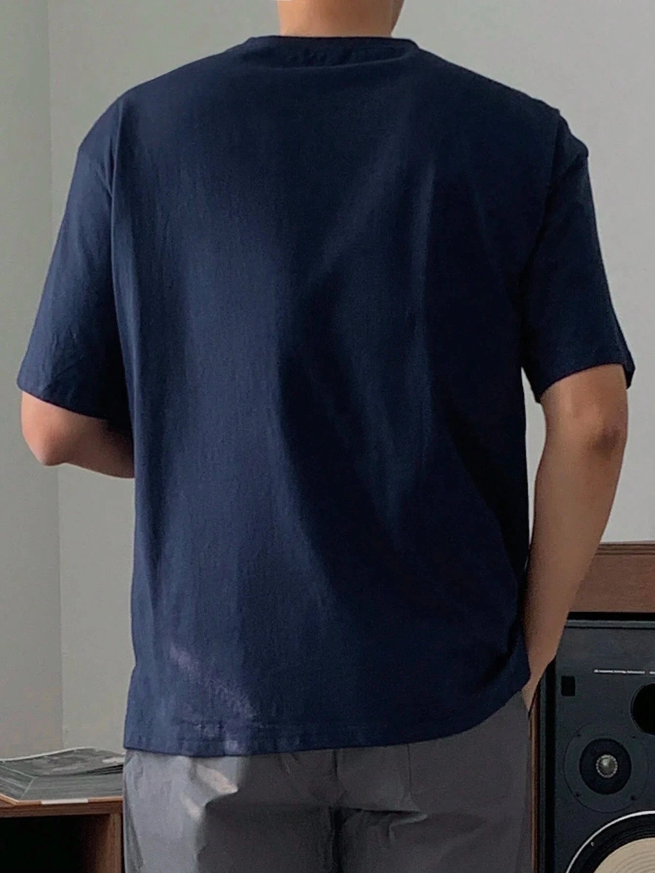 DAZY Men Back To School Letter Graphic Drop Shoulder Tee UNISEX Cotton Harajuku Graphic T Shirts  Oversized T Shirt