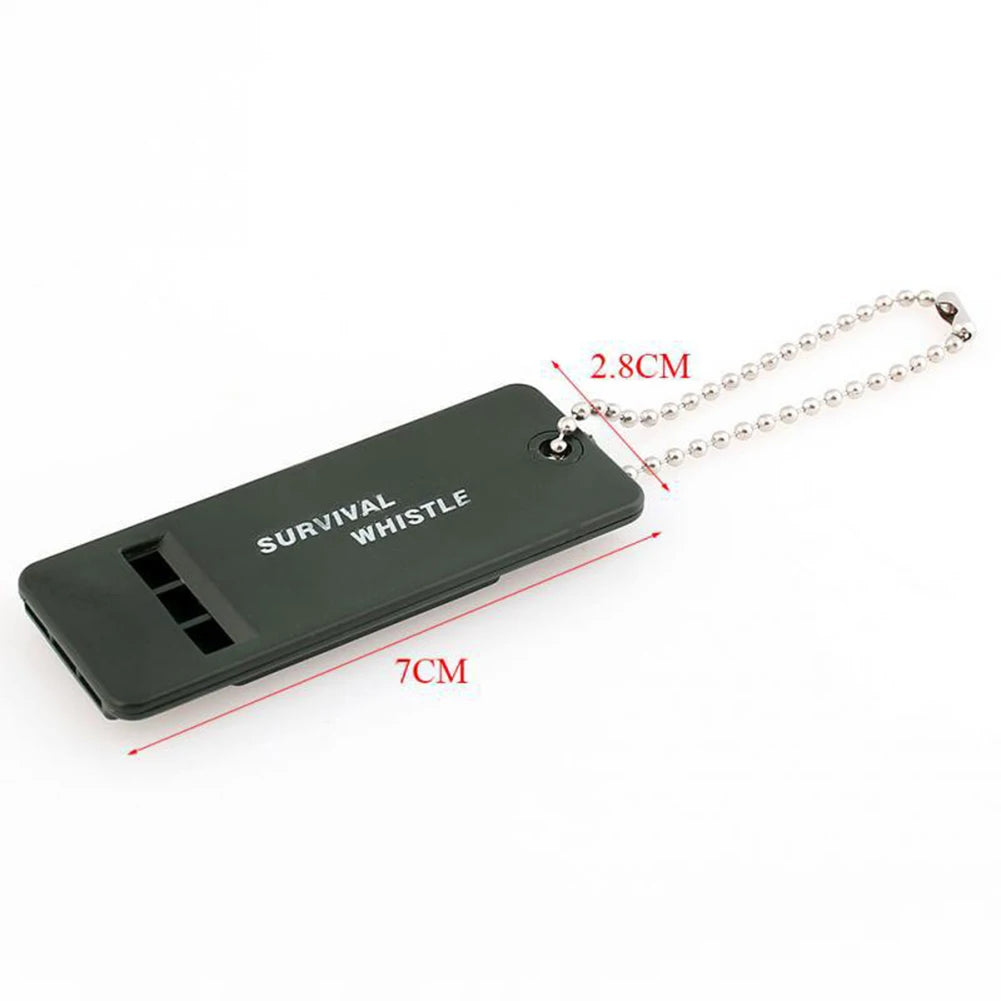 1-20PCS Survival Whistle High Decibel Emergency Whistle for Outdoor Camping&Hiking 3-Frequency Design Loud Safety Alarm Aid Tool