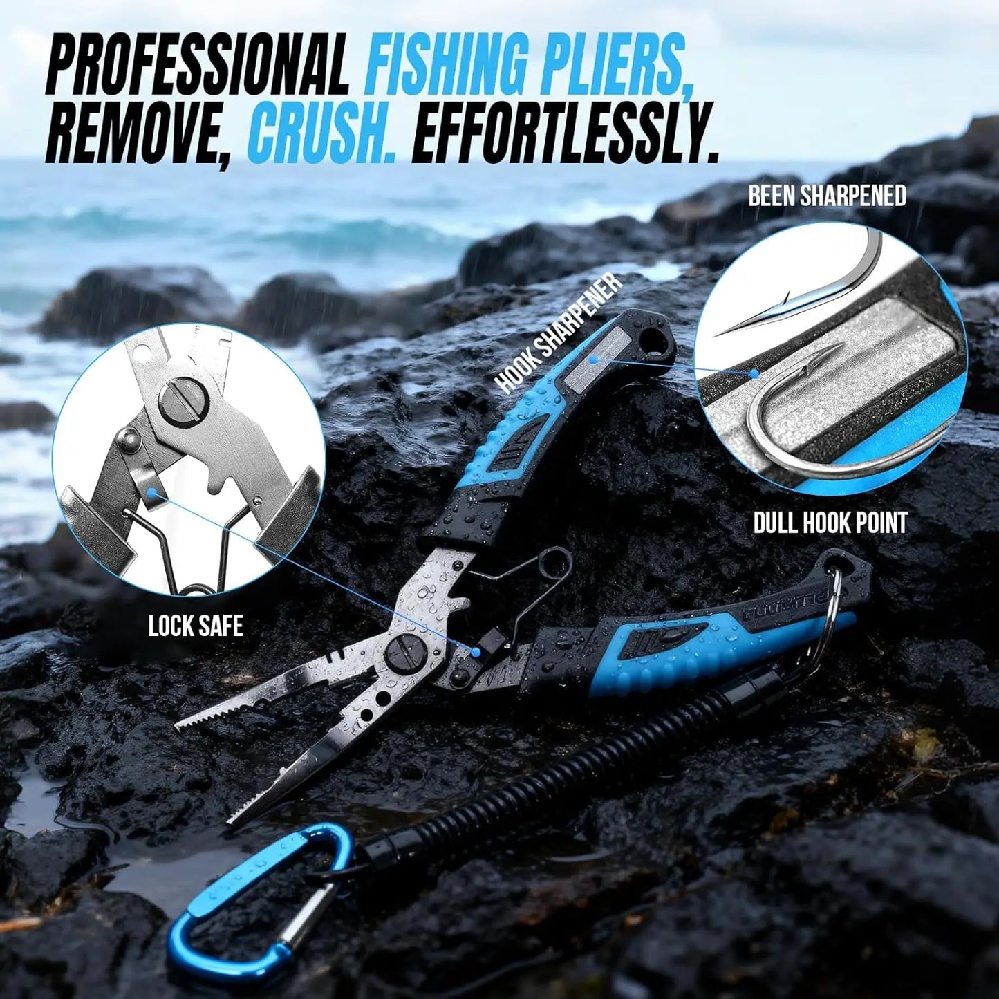 Complete Fishing Rod and Reel Combo Kit with Tackle Box and Lures, Fishing Accessories for Men
