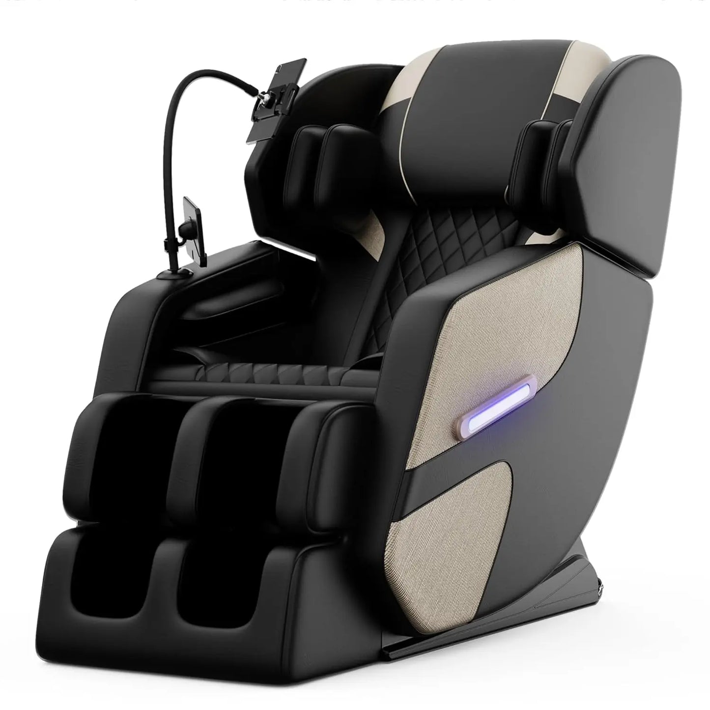 Massage Chairs Full Body, Zero Gravity Massage Chairs with Auto Modes, Airbag Massage, 6 Fix Point Rollers, Foot, Customized