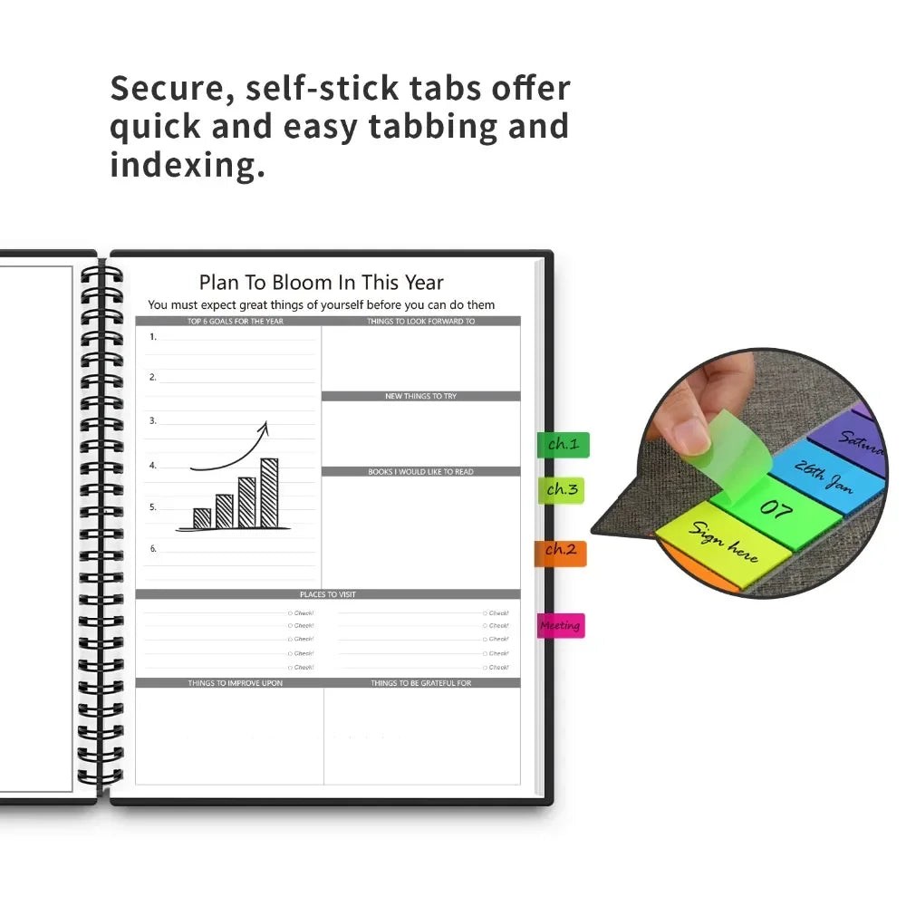 HOMESTEC A4 Reusable Erasable Notebook With Pen&Cloth Microwave Heating Waterproof Notepad Office School Smart Notebook