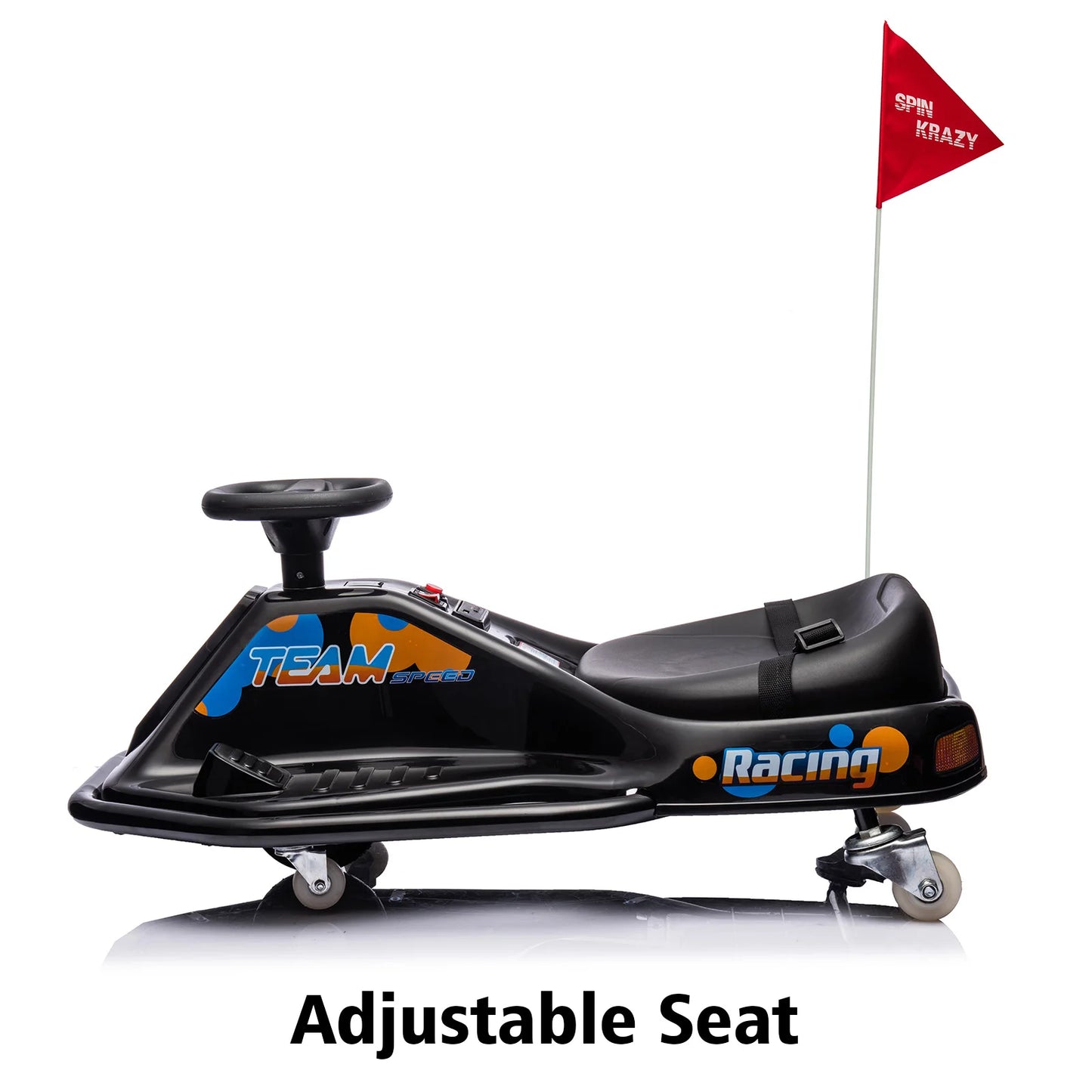 24V Electric Drifting Go Kart for Kids - Sleek Outdoor Ride on Toy with High/Low Speed Switch 360° Rotating Fun, Ages 3-8Y