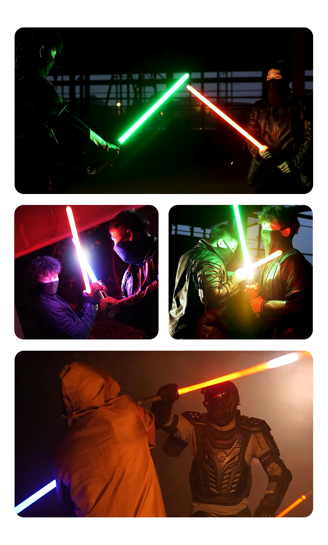Combat Saber Xenopixel Lightsaber Smooth Effects, Strong Blade, Battle Ready