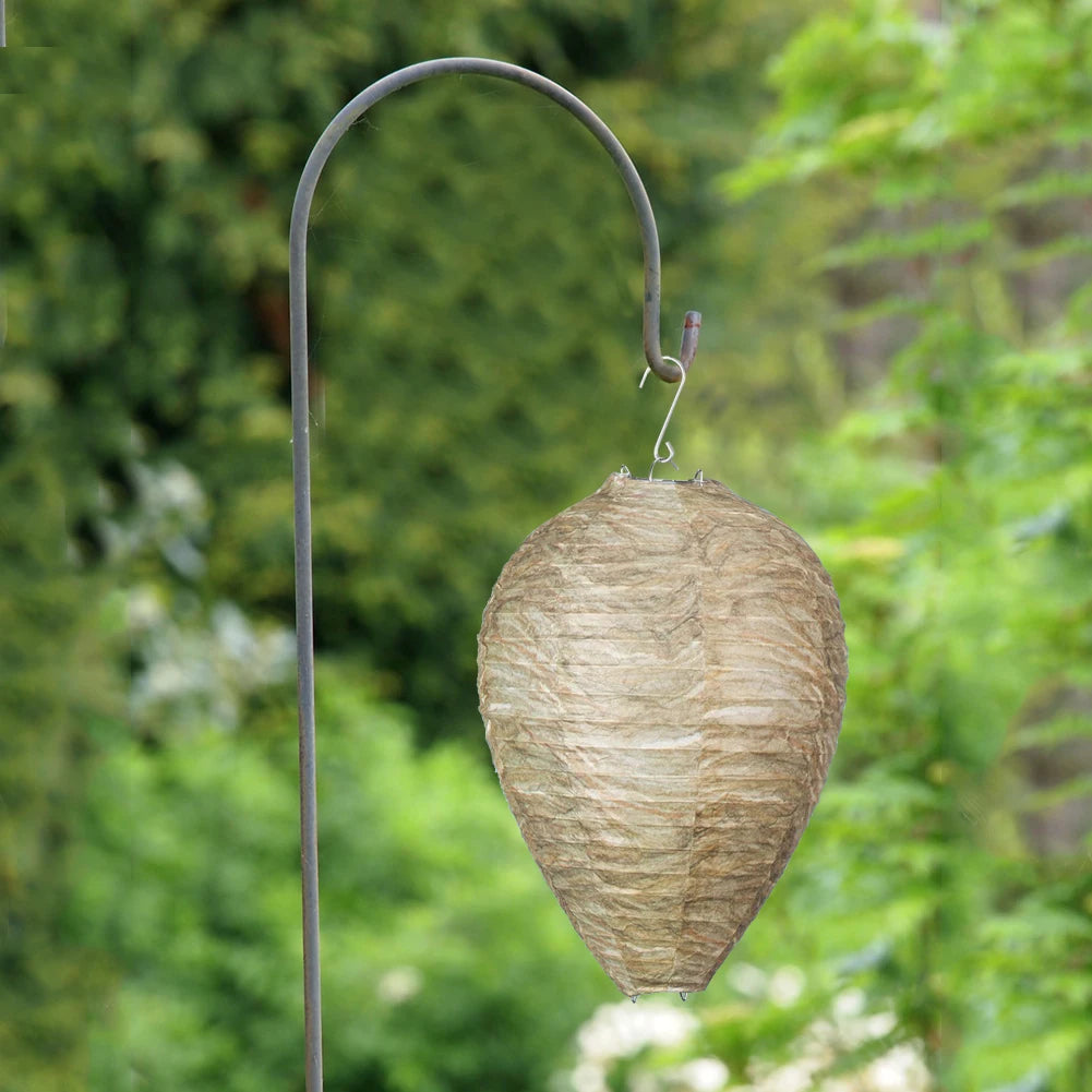 Eco Friendly Wasp Nest Decoy Repellent Hanging Hornet Wasp Deterrent Wedding Home Indoor Decoration 11x8.7 inch