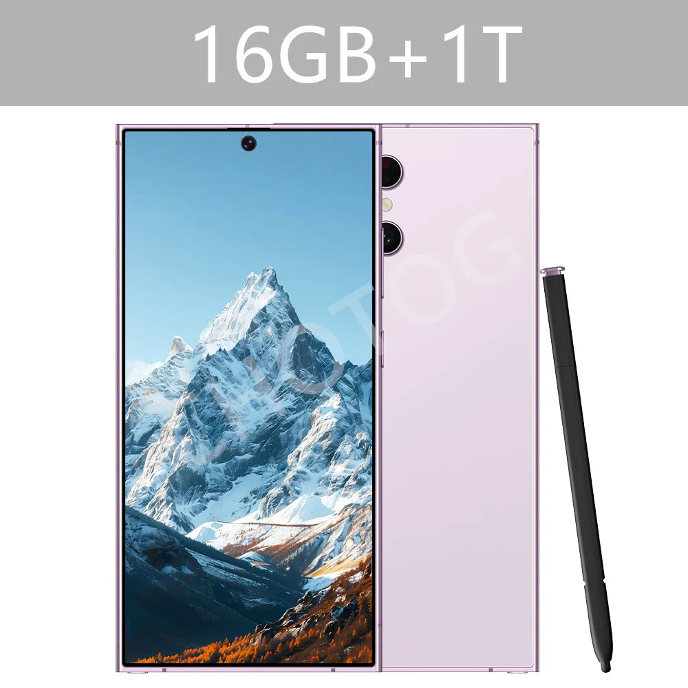 Magnetic Case For Original Cellphones SMS 24 Ultra 5G Dual Sim Smartphone Cases For Android 14 Cell Mobile Phone 22GB+2TB Cover
