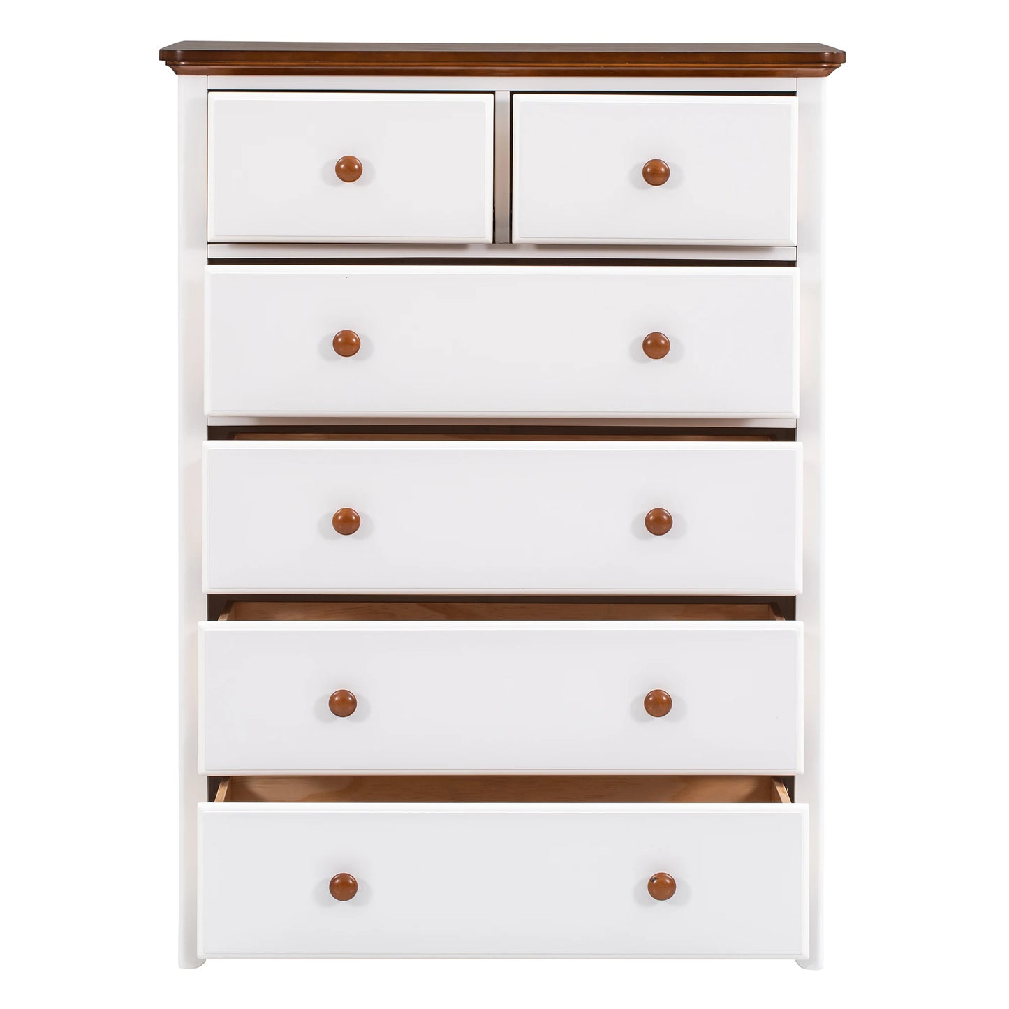 Wooden Chest With 6 Drawers Wood Rustic Tall Chset Storage Cabinet Dressers Organizer For Bedroom Hallway Living Room