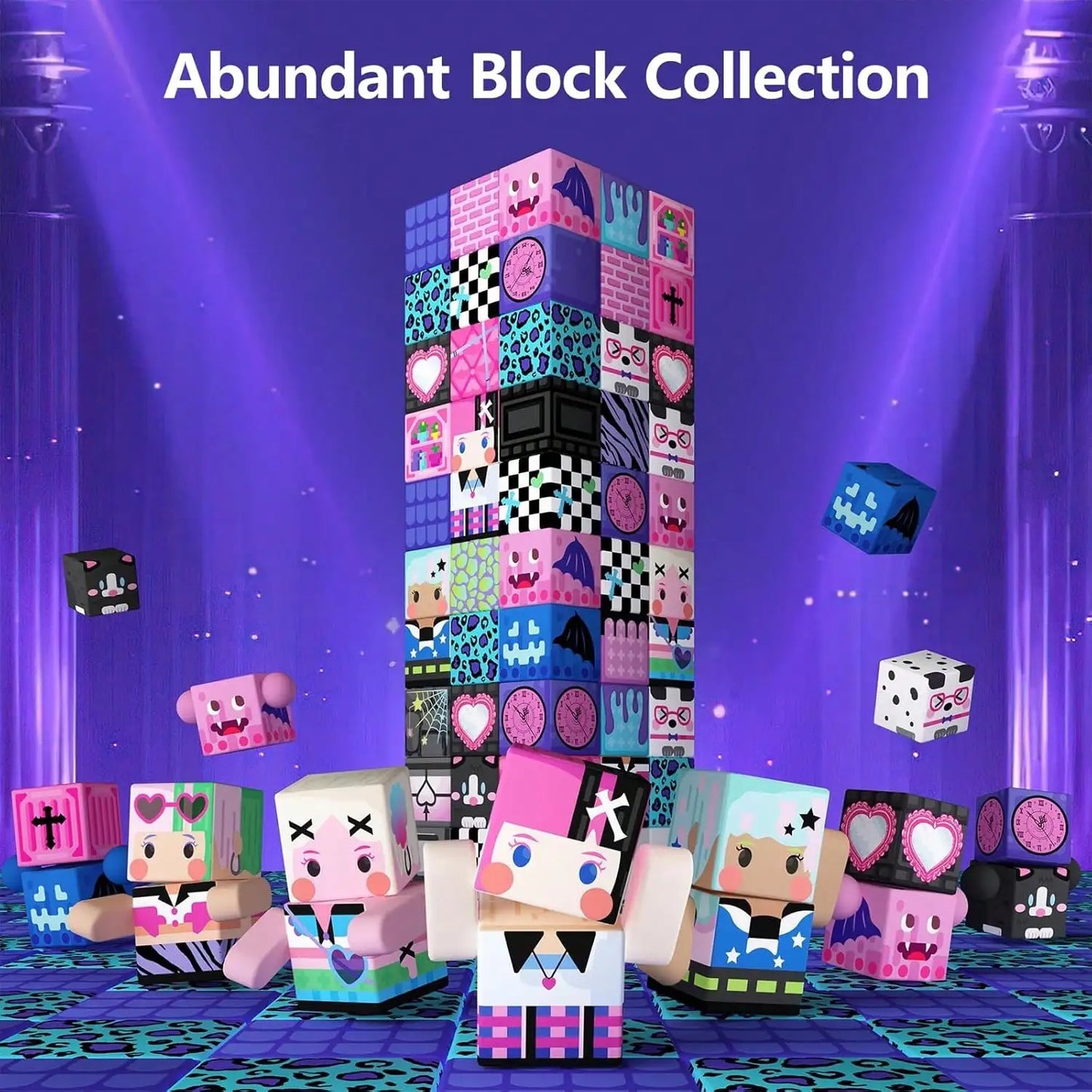 50-300pcs Magnetic Building Blocks & Tiles - STEM Magnetic Tile Role Play Music Cool Girl World, Imaginative Construction Toys, Building Cubes Toy Set, Girly Series, Pretend Play, Sensory Learning Toys, Suitable For Children