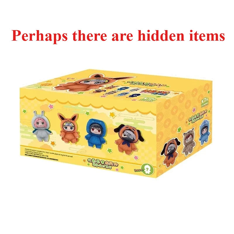 2025 Hot New Genuine TOP TOY Naruto EAKI Cute Beast Party Sasuke Vinyl Cute Plush Blind Box Figure Pendant Gift