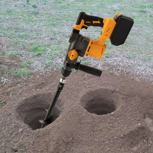 Cordless Rotary Hammer Drill brushless Gas Powered Post Hole Digger for Drilling