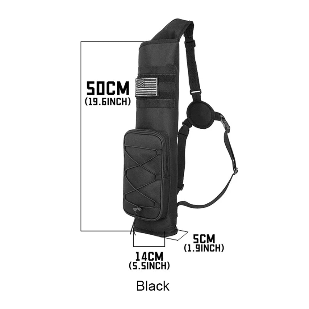 Archery Arrow Quiver Holder Adjustable Waist Hanged Carry Bag Arrow Holder for Arrows Bow Hunting and Target Practicing  Рогатка